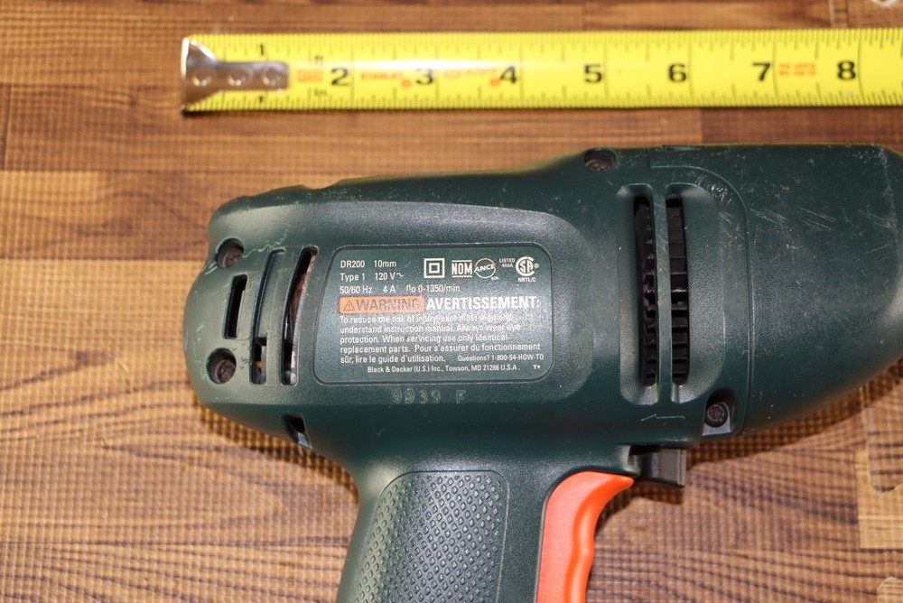 BLACK & DECKER DR200 Corded Drill 4A Amp