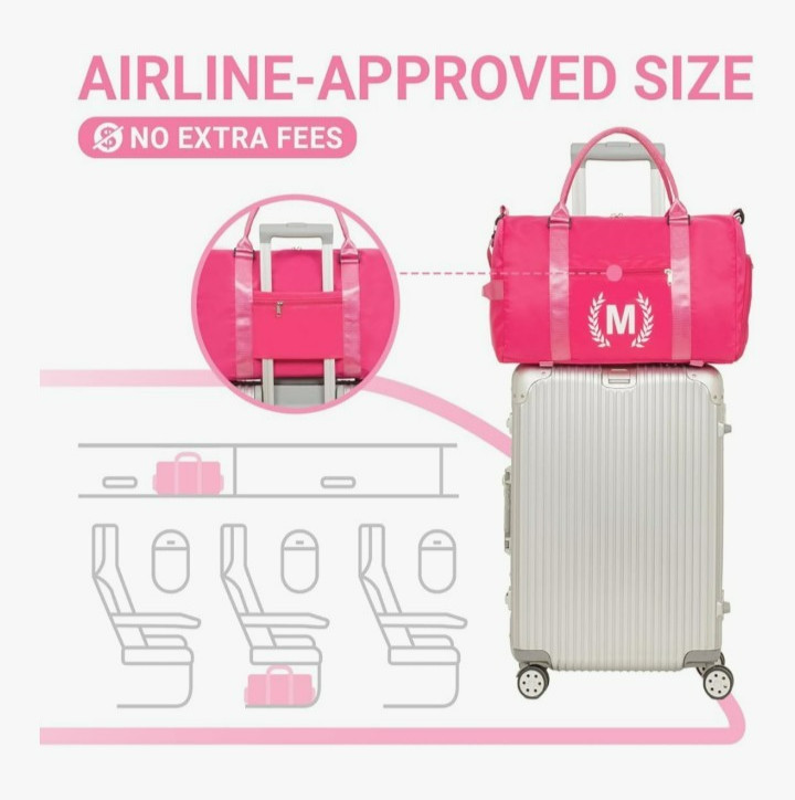 Green Duffle bag with "C"