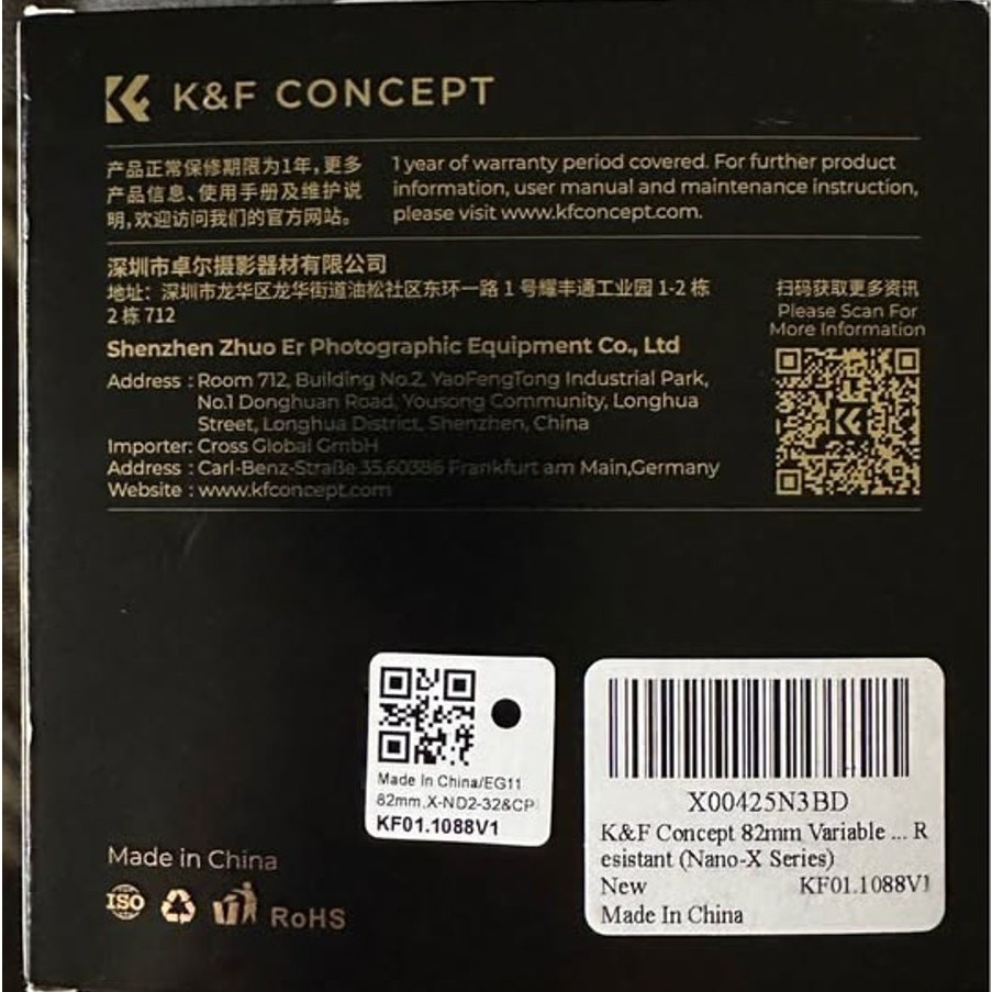 Nano X Variable ND & CPL neutral density circular polarizing filter ($89 amzn)