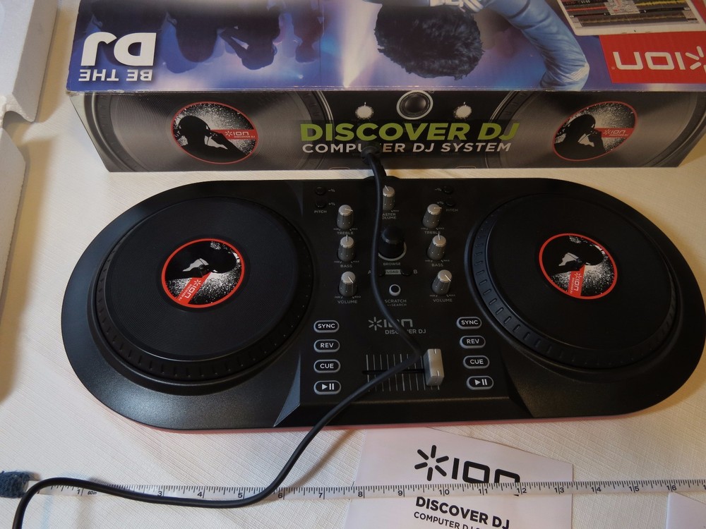 BE THE DJ discover computer system mixing ION scratch mixvibes software USB EUC