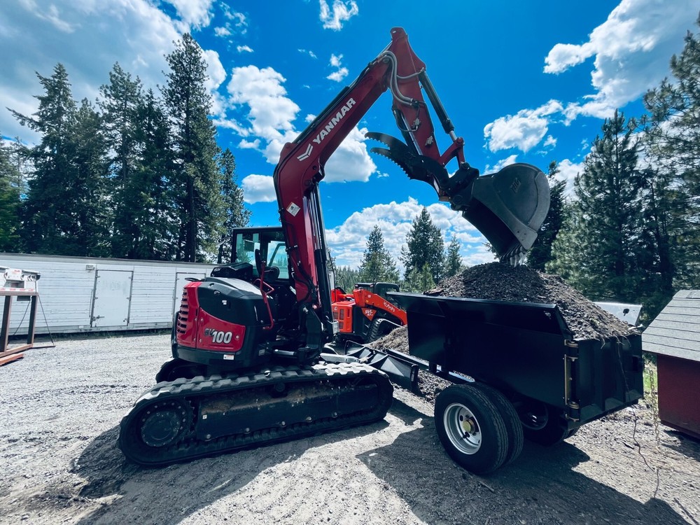 Compact Excavator Dump Trailer