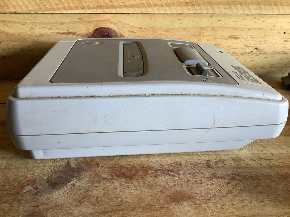 SUPER NINTENDO SNES CONSOLE TESTED & WORKING POWER SUPPLY TV AV CABLE CONTROLLER