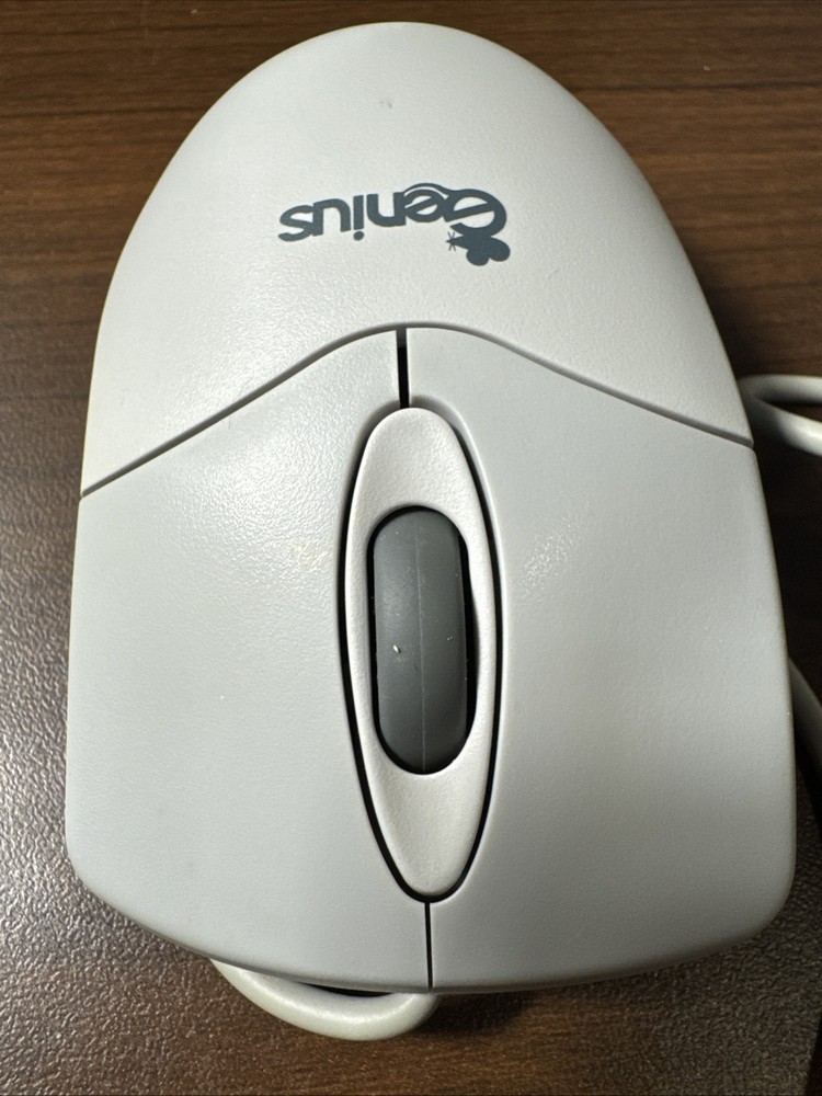 Vintage Genius Netscroll 3-Button PS/2 Mouse PS2
