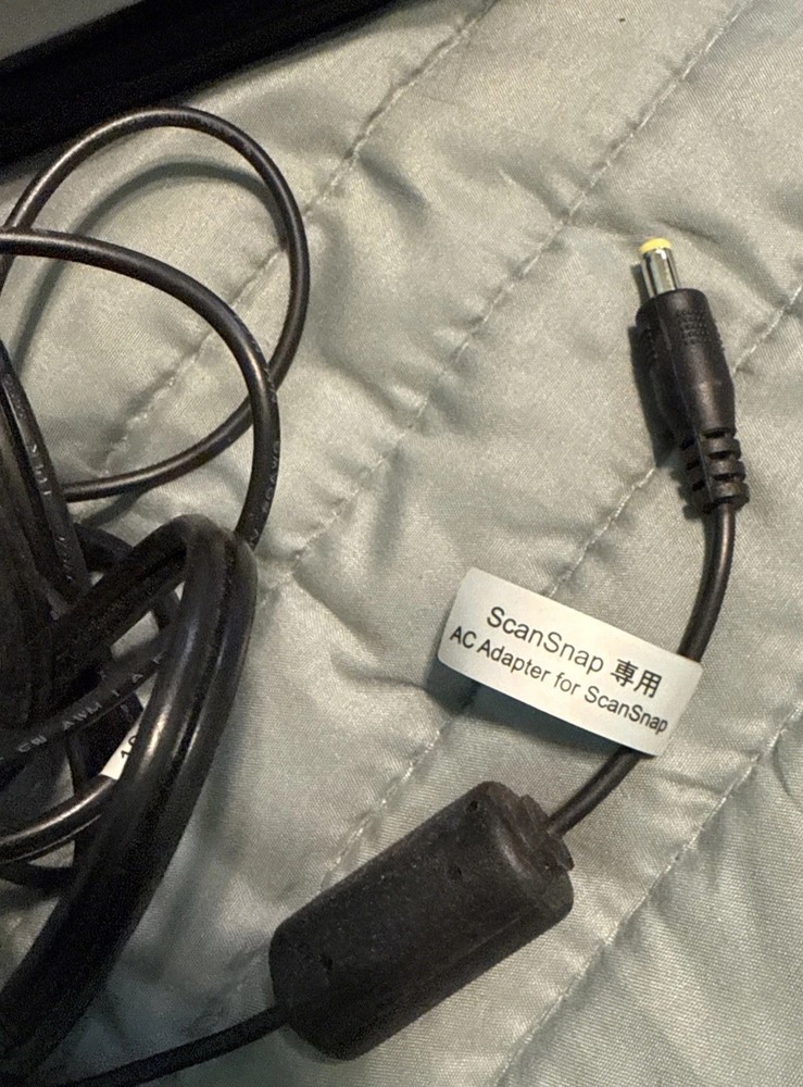 Fujitsu S1300 ScanSnap Document Scanner Tested & Working EUC