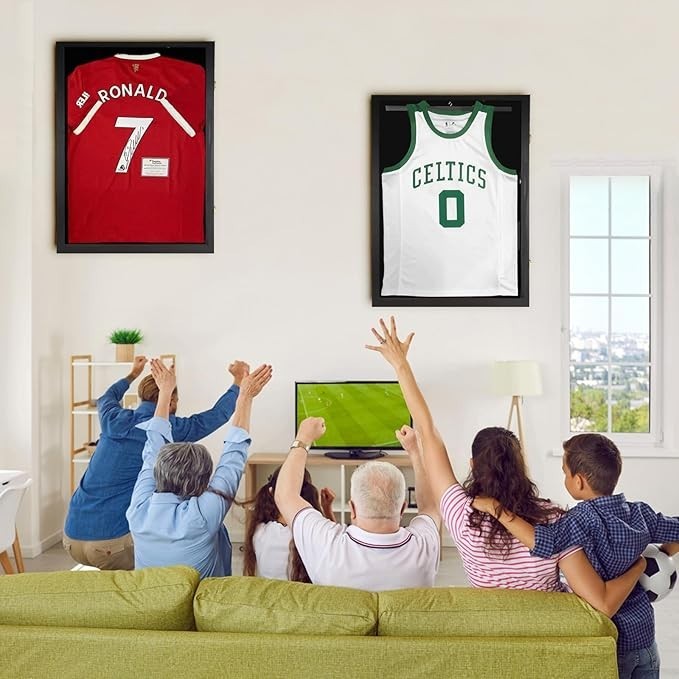 Jersey Frame Display Case ,Jersey Shadow Box with 98% UV Protective Acrylic*NEW*