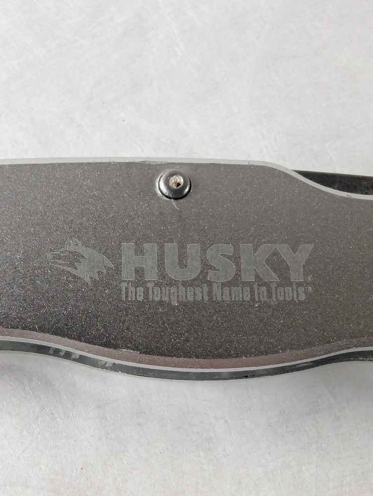 Silver Tone Husky Folding Pocket Utility Knife, Box Cutter #7