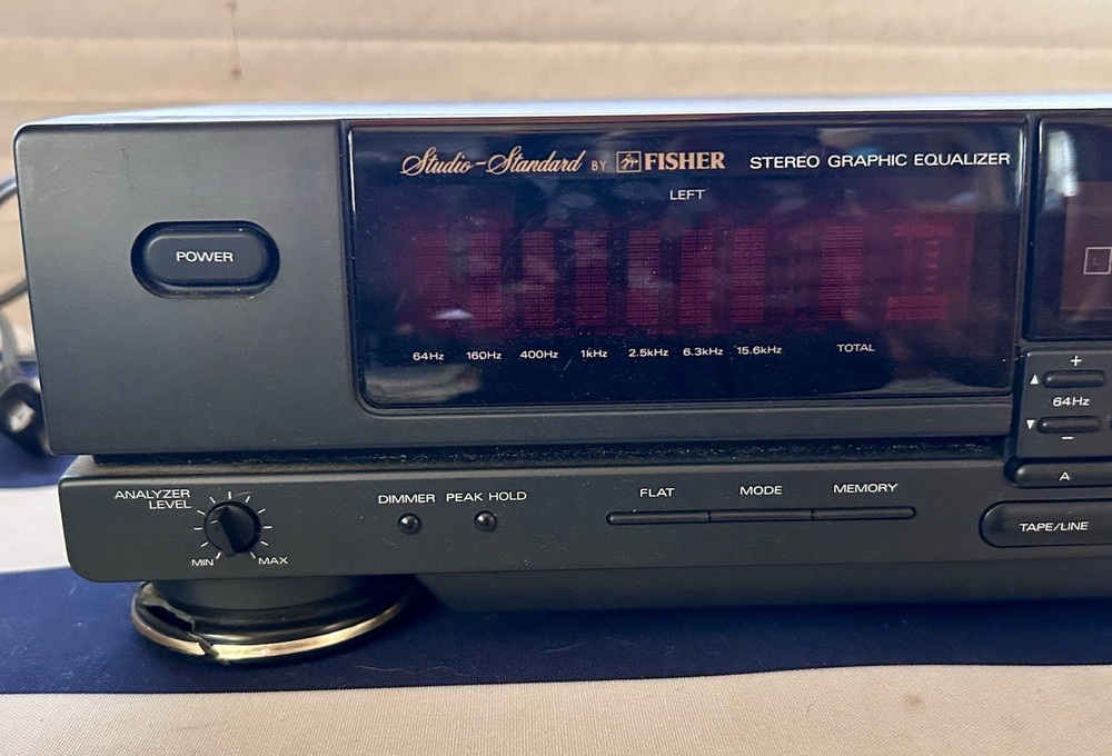 FISHER EQ-961 Rare Vintage Stereo Graphic Equalizer- Untested- Please Read!