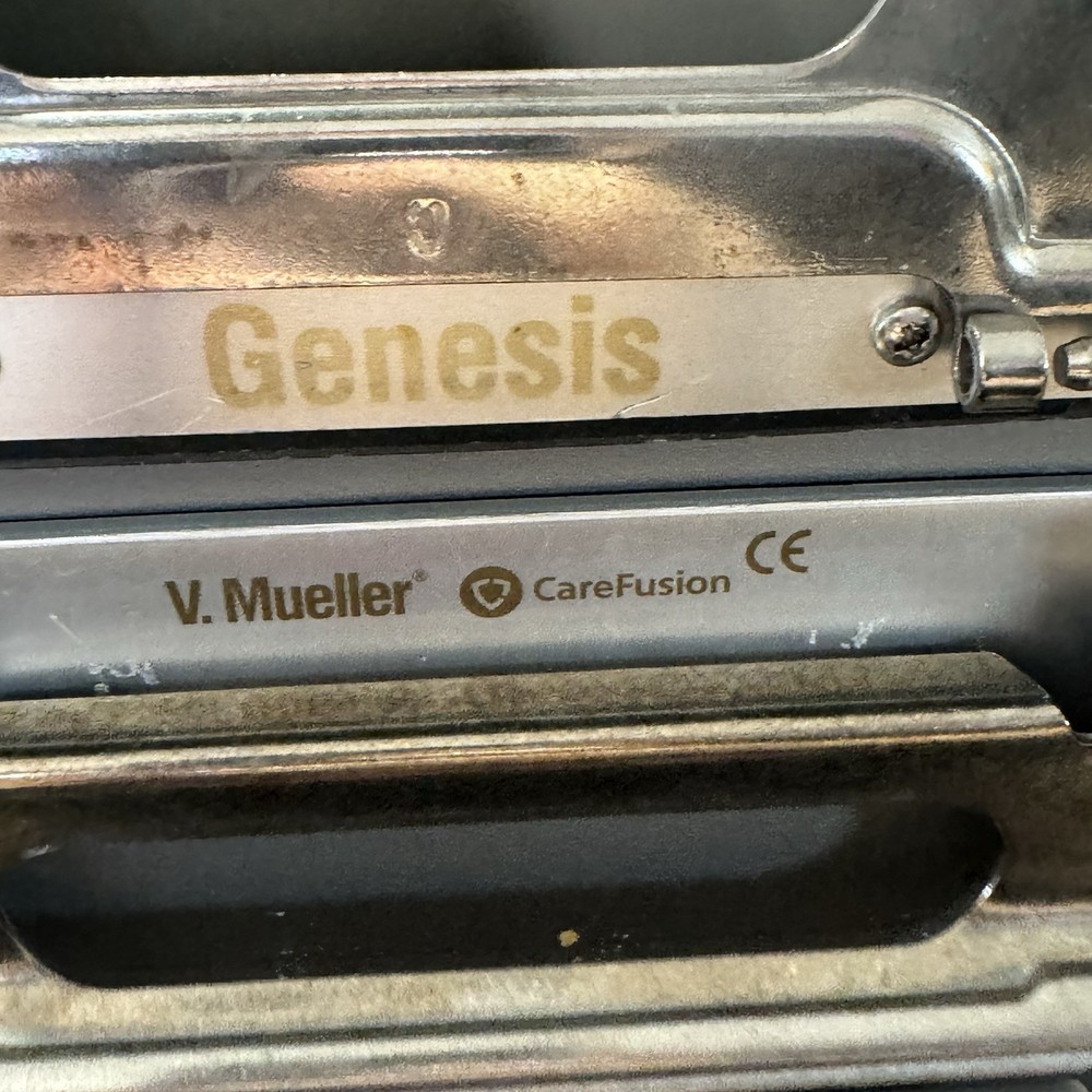 V. Mueller Genesis CD3-9BDL 23"x12"x9" Laparoscopic Sterilization Case & Plates