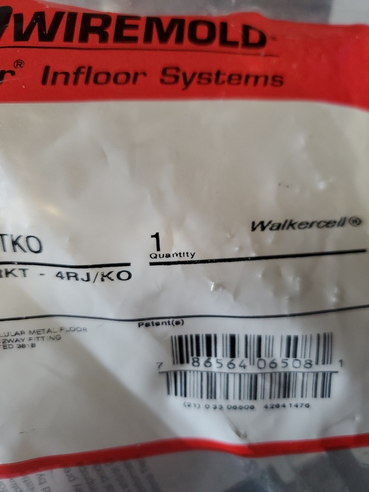 WIREMOLD DTB-2-4TKO DATA BRACKET 4RJ/KO