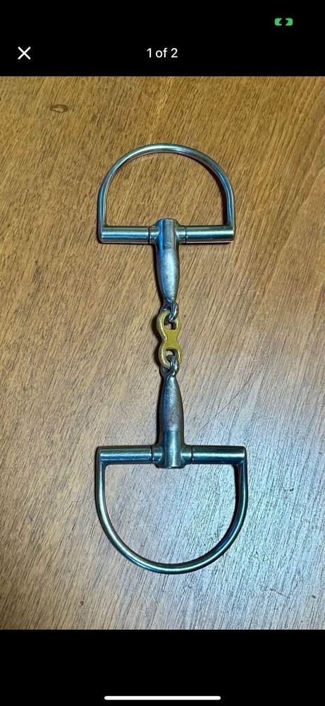 Trust Equestrian Dee Double Jointed Snaffle