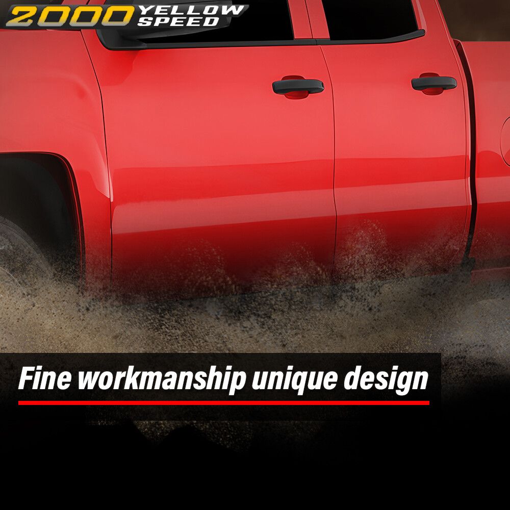 Rocker panel and Cab corner Kit for 14-18 Chevrolet Pickup Silverado Double Cab