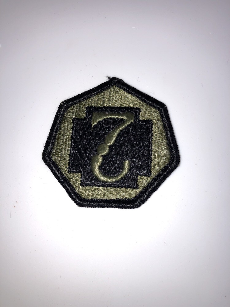 7th Medical Command Subdued U.S. Army Shoulder Patch Insignia