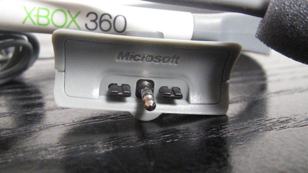Microsoft Communicator White/Gray Headband Headsets For XBox 360