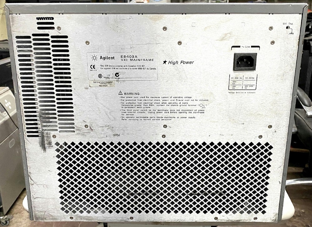 HP/Agilent E3238S / E8403A VXI Mainframe w E9821A / E8491B / E9051A / E1439D