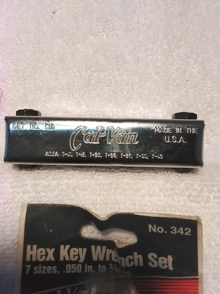 2pc CAL-VAN 910 FOLDING TORX 342FOLDING HEX SAE USA 🇺🇸