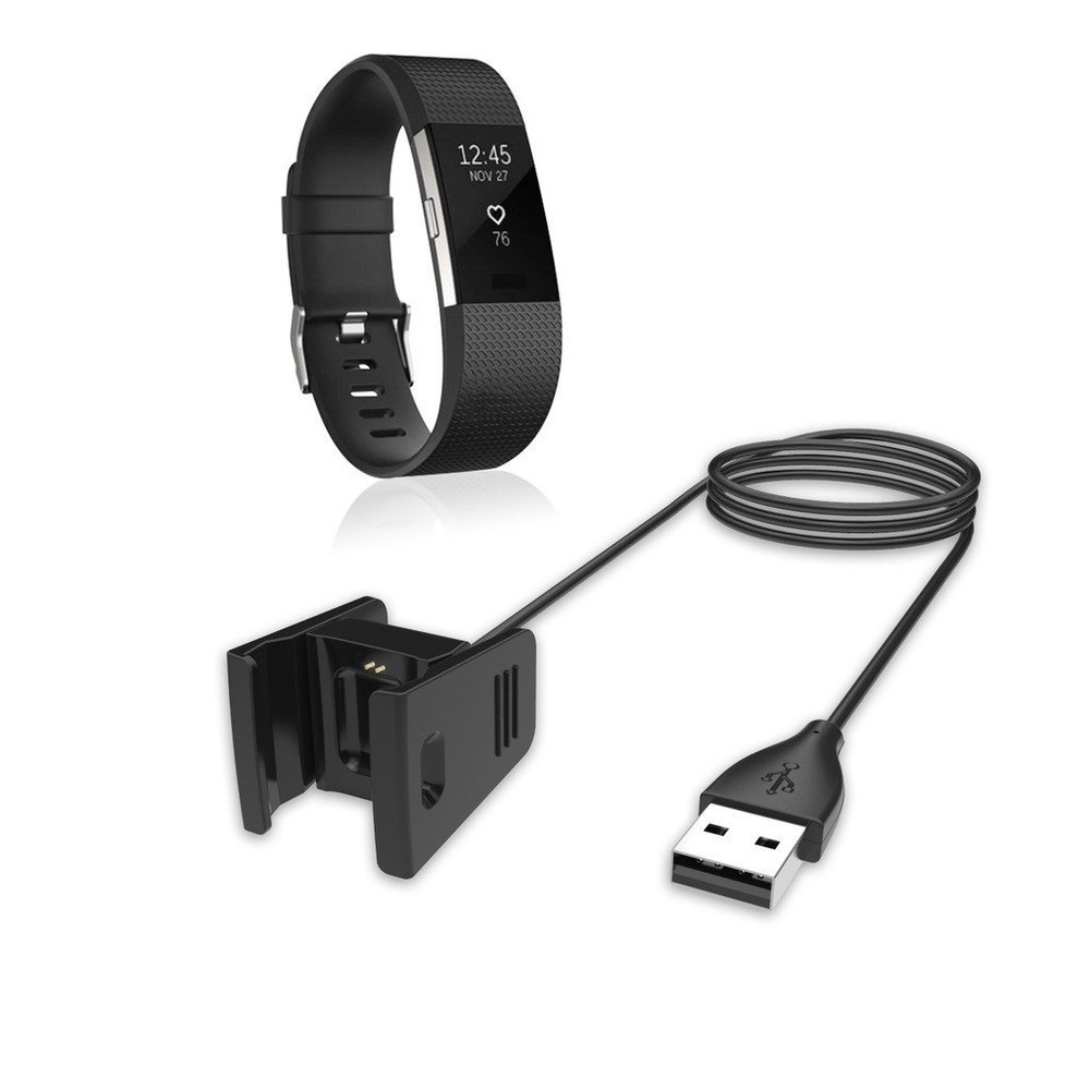 2PCS USB CHARGING CABLE Replacement Accessories Charger For FITBIT CHARGE 2 2016
