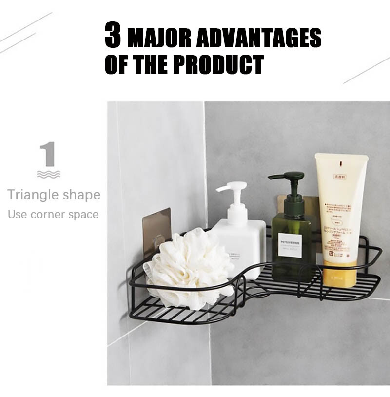 Shower Shelf Metal Corner Shelf