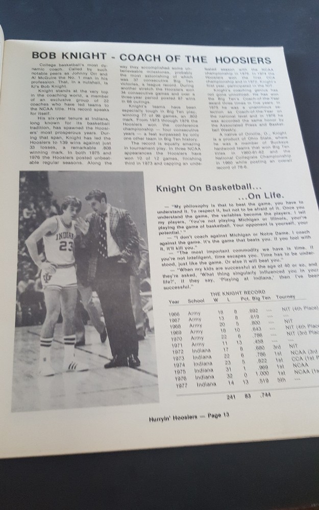 EXTREMELY RARE!! MAGIC EARVIN JOHNSON FRESHMAN YEAR MICHIGAN STATE 1978 PROGRAM