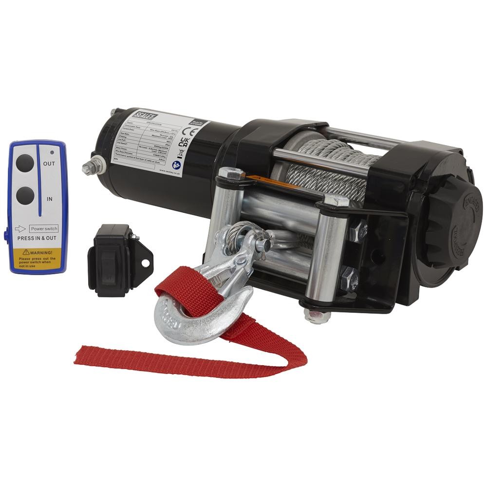 Sealey 12v ATV Winch 1000Kg