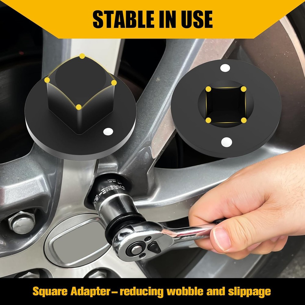 4-Pack Low Profile Impact Socket Adapter Set, Drive Reducing Ratchet Adapter Set