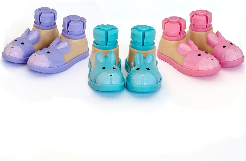 Bunny Slipper Walker Ski Glides for 1" Walker Tubes Blue
