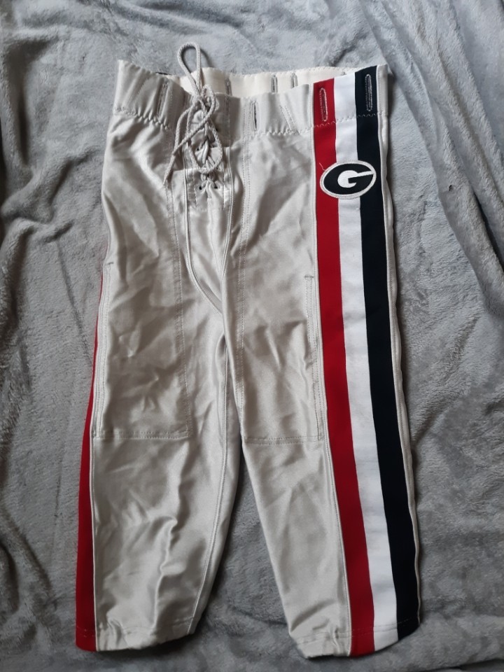 ** LOT ** (6) Game Worn Football Pants Georgia G  Bulldogs Style