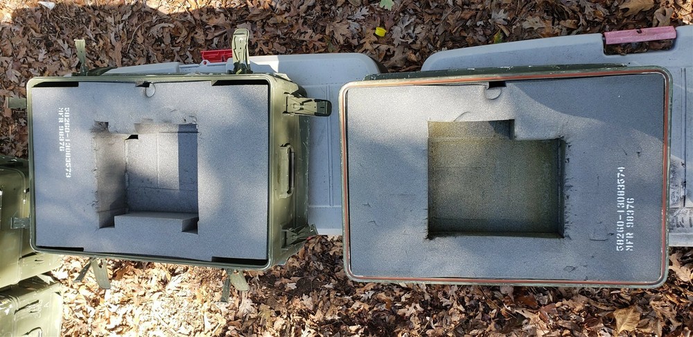 Military Aluminum Transit Case Missing 3 Latches Waterproof Dustproof Rugged