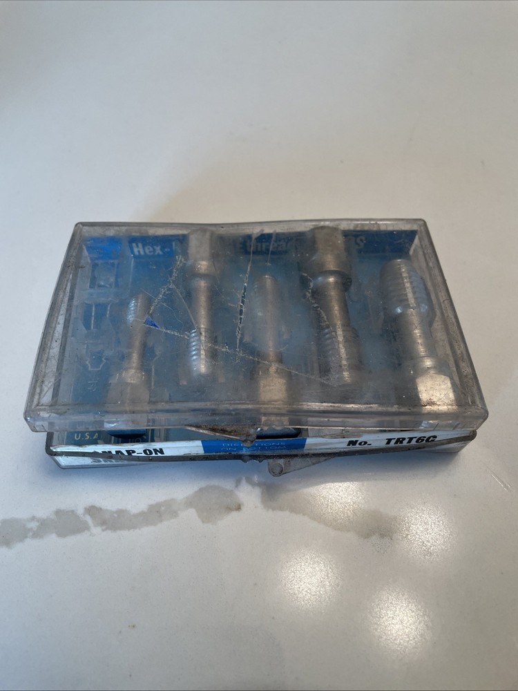 Snap On TRT-6C Coarse Hex Drive Rethreading Taps MISSING 1/4