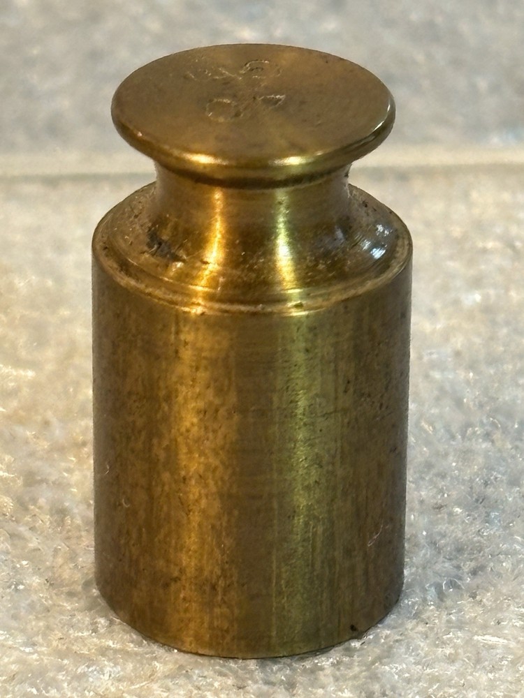 20g Replacement Brass Scale Weight Vintage