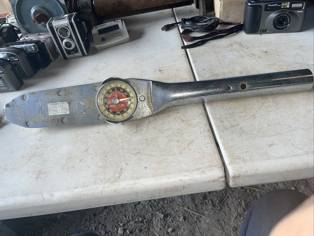 SNAP ON TORQUE WRENCH TEC 602-FU 600 ft/lbs 3/4 Inch Drive, Dial indicator