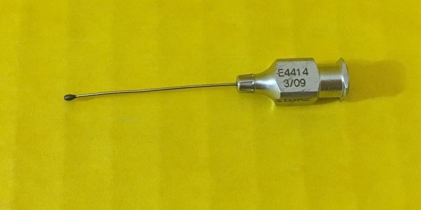 Storz Surgical Troutman Alpha-Chymotrypsin Cannula REF: E4414