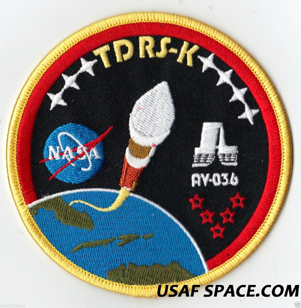 NASA TDRS-K - ATLAS V - ULA USAF Communications NETWORK SATELLITE Launch PATCH