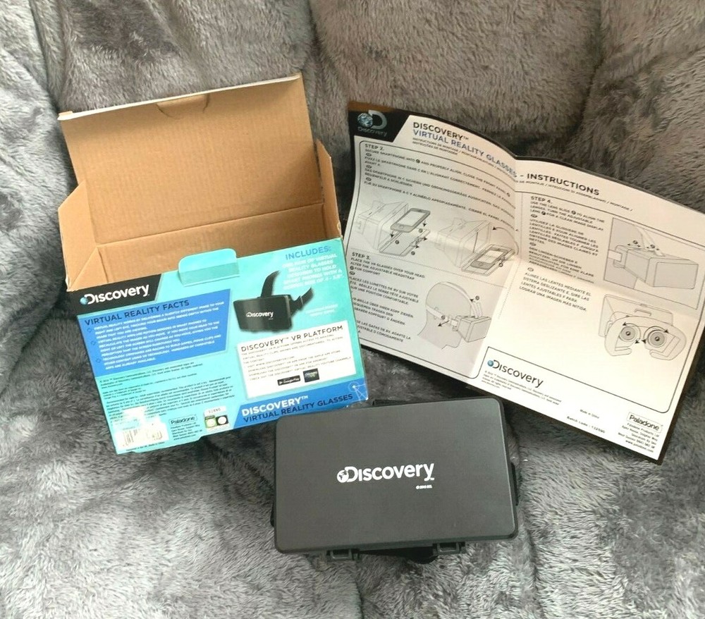 DISCOVERY CHANNEL VIRTUAL REALITY GLASSES 3D WITH 360* IMAGE PANNING