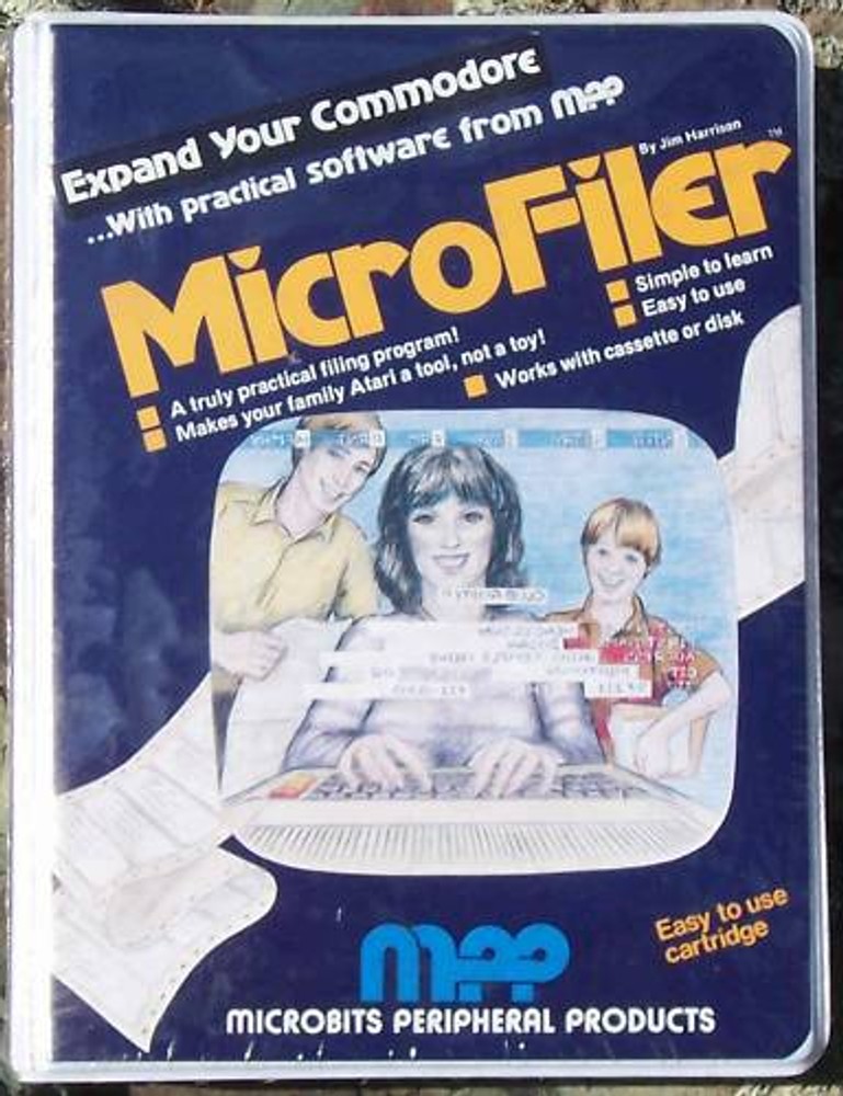 MICROFILER DATABASE By MPP Commodore C64 Cartridge