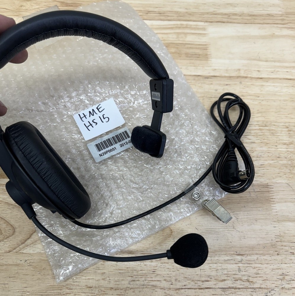 HME Clear-Com HS15 Headset Microphone For Wireless Intercom 306G100-1 Single