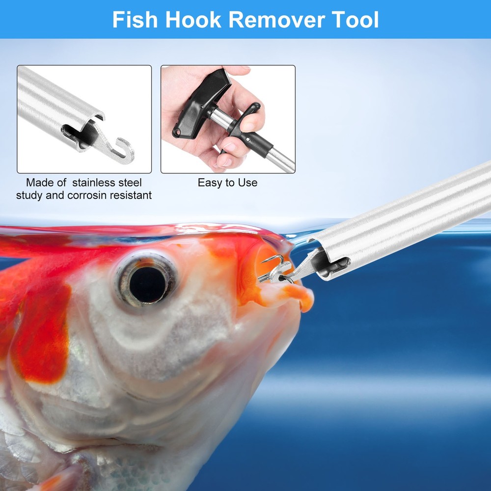 1Pcs 3 in 1 Fishing Tool Kit Fish Hook Remove set