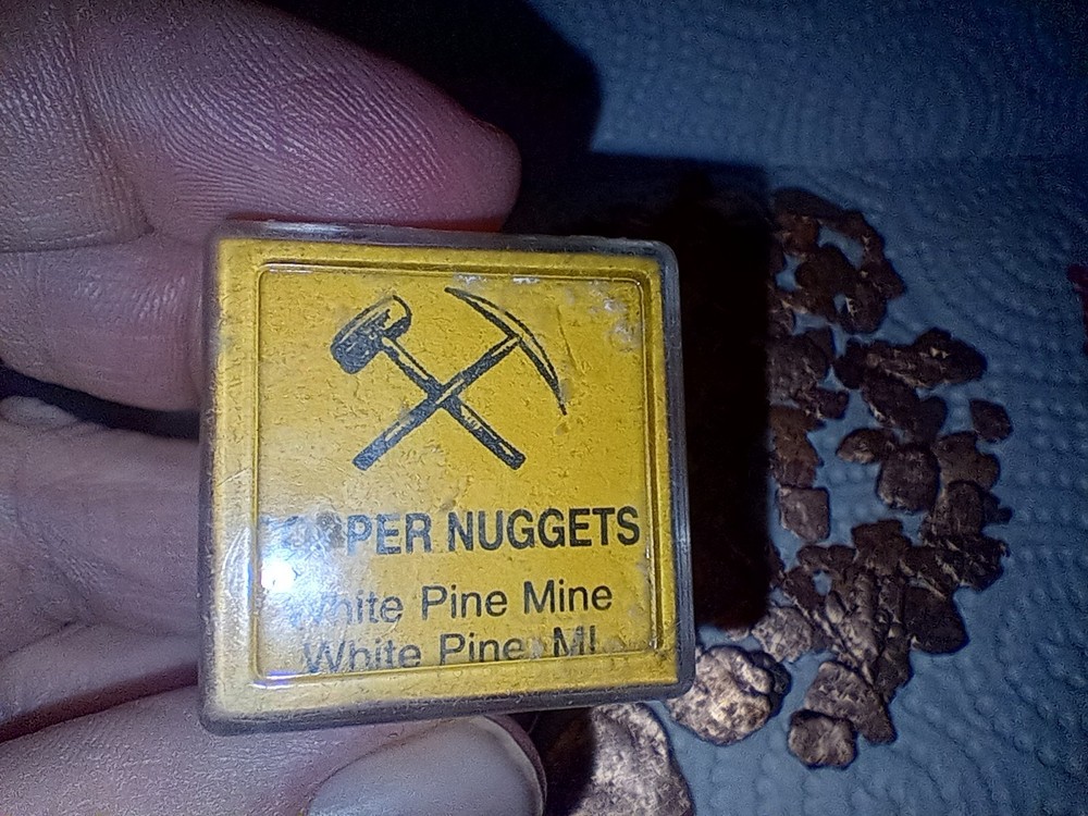 WHITE PINE MINE COPPER Nuggets Miniature Nuggets 36 grams