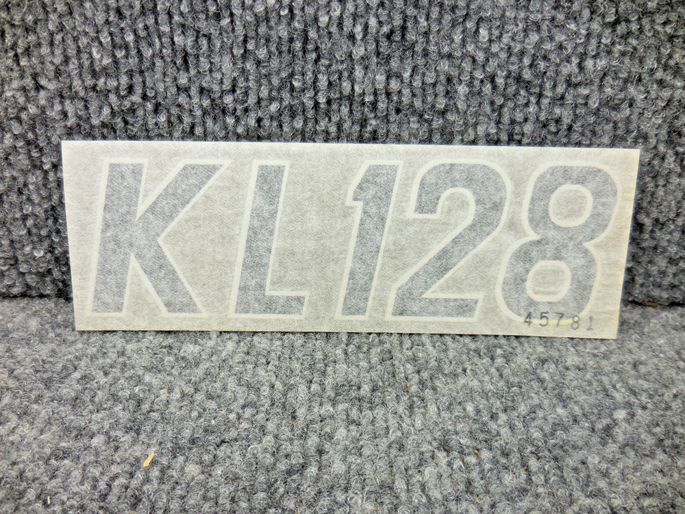 Genuine Kioti KL128 Front Loader Decal 6-1/4" Long