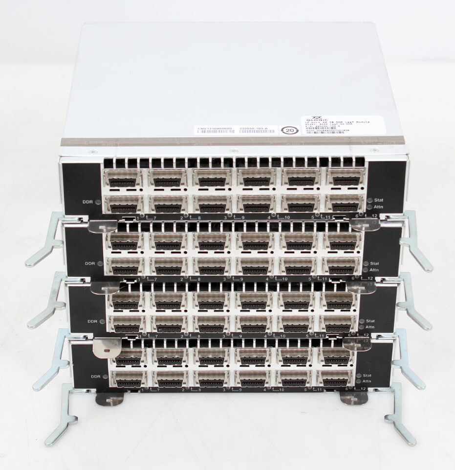 Genuine QLogic 9XXX Leaf-4X-DDR Server Network Switch 12-Port Leaf Module
