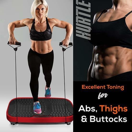 Hurtle Fitness Vibration Platform Machin Exercise Machine Workout Trainer Fast