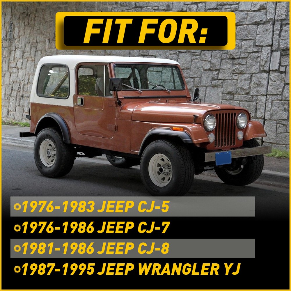 For 1987-1995 Wrangler YJ Interior Door Pull Handle Driver / Passenger Spice Tan