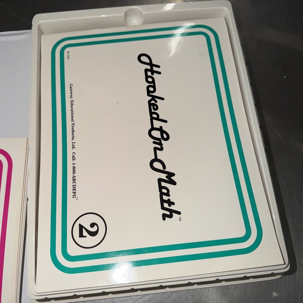 Vintage Hooked on Math Set – Complete Educational Kit, Homeschool 1992