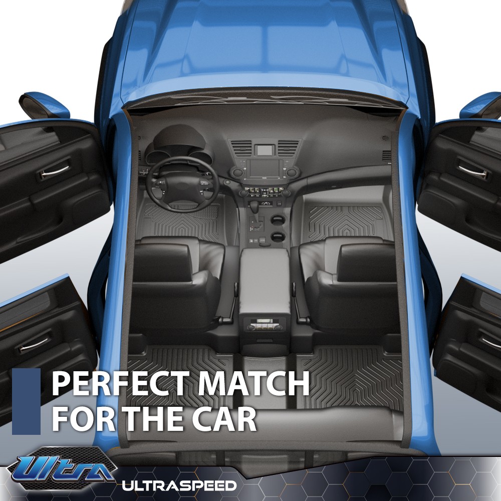 TPE Floor Mats Liners 3D Molded Fit For 2012-2018 Ford Focus All Weather