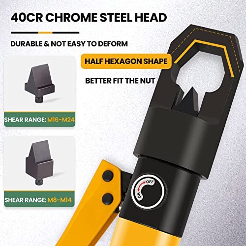 Hydraulic Nut Splitter Tool Heavy Duty Nut Separator Portable Cracker Force