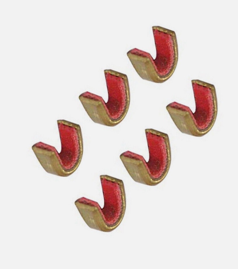 6pcs Archery Bow String Nocking Points Strings Nock Sets Brass Buckle Clip Knock