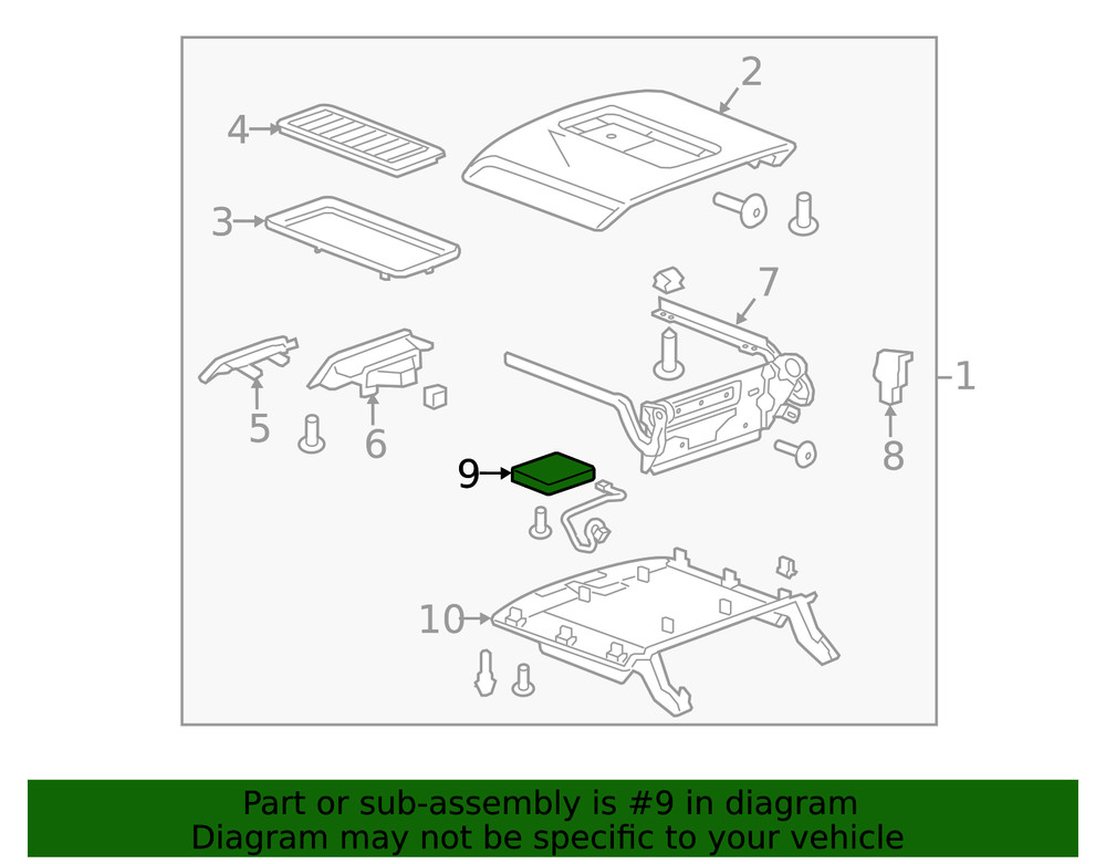 Genuine GM Wireless Charging System Module 84490388