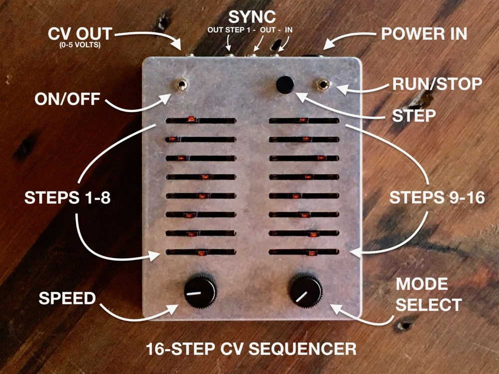16-Step CV Sequencer (Handmade, Rucci)