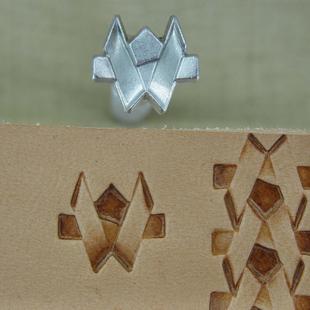 Stainless Steel Craftplus - V Border Stamp (Leather Stamping Tool)