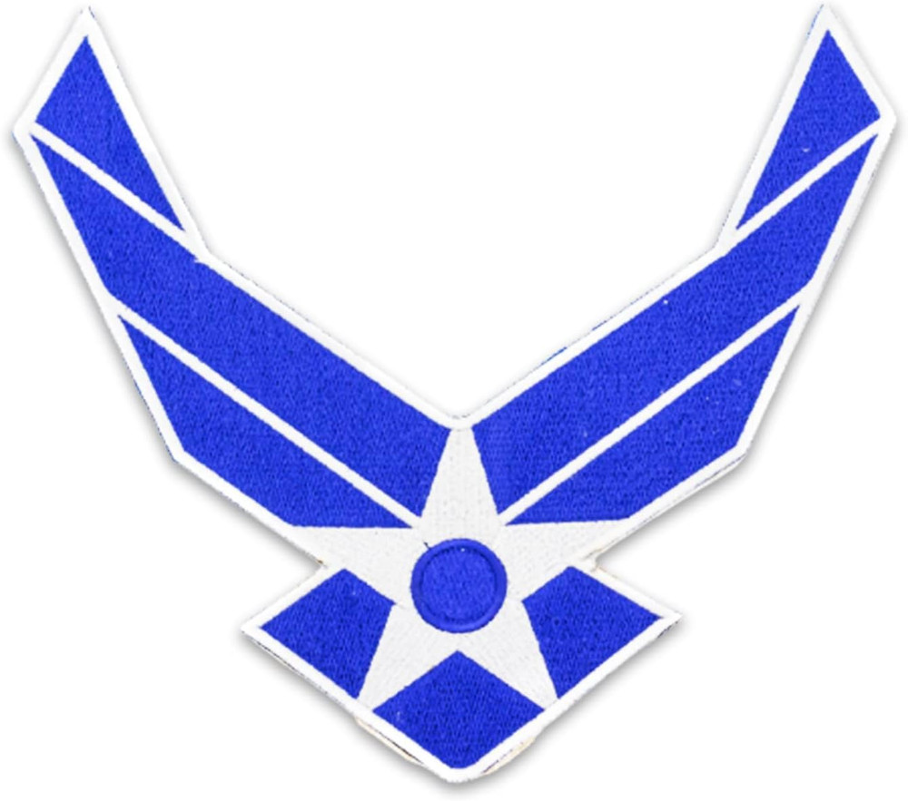 Air Force Logo Iron-On Embroidered Patch