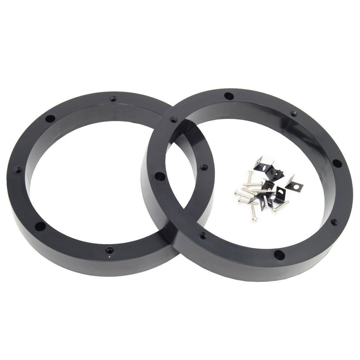 1 Pair 8.5" inch Plastic Spacer Speaker Rings Custom Mounting Adapter Subwoofer